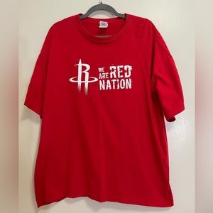 Houston Rockets “Red Nation” 2009-2010 Season Size XL $15